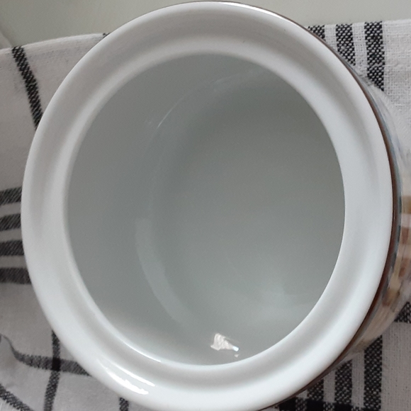 Christopher Stuart Fine China Tranquility Lidded Sugar Creamer Y0237 Teal Yellow - Picture 6 of 16